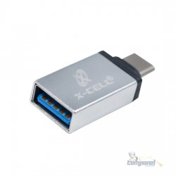Adaptador OTG USB A Fêmea x Tipo C Macho